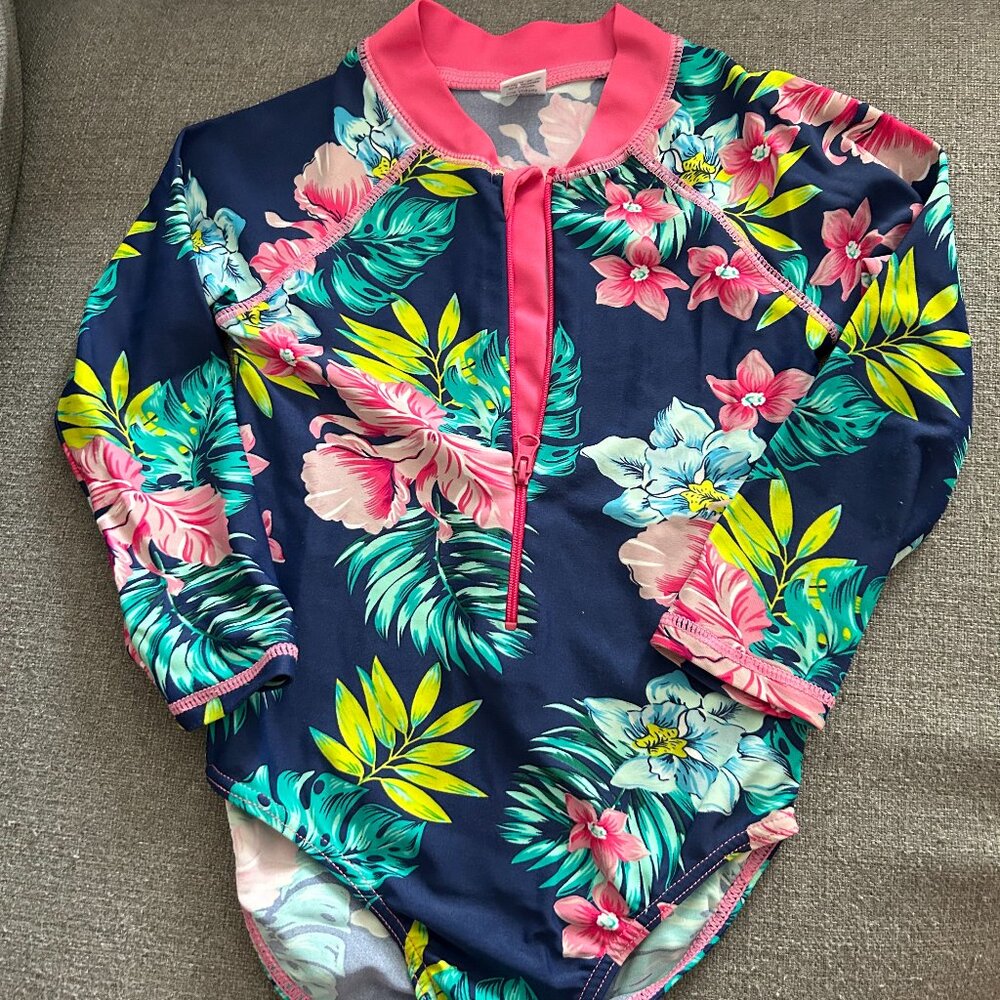 BAOHULU Girls Long Sleeve Swimsuit Bundle